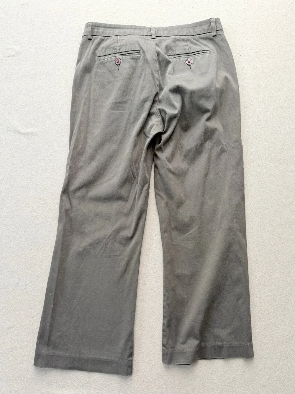 Lee wide-Leg cropped capri Pants - brown -  28W small 5/6 casual elevated ankle
